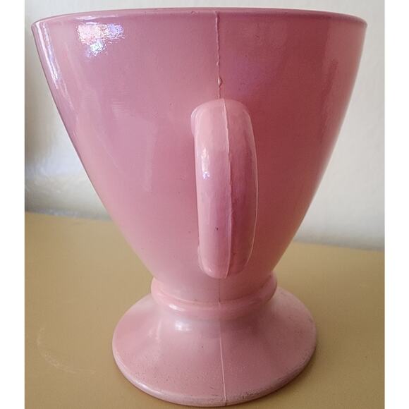 Vintage Hazel Atlas Ovide Pink Creamer Platonite Glass Very Pretty See Pictures - Picture 11 of 16
